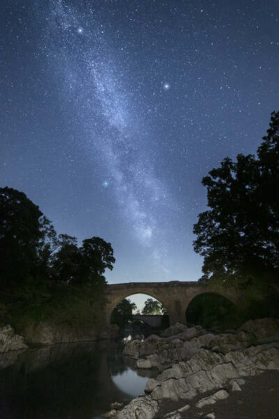 Devil's Bridge & the Milky Way Picture Board by Pete Collins