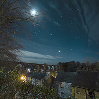 Buy canvas prints of Venus and the Viaduct, Ingleton by Pete Collins