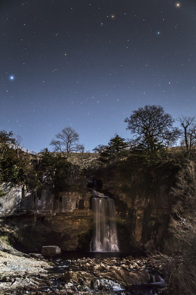 Thornton Force by moonlight Picture Board by Pete Collins