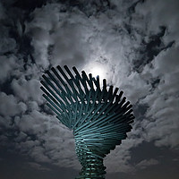 Buy canvas prints of Singing Ringing Tree Moon by Pete Collins