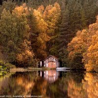 Buy canvas prints of The Boathouse by John Russell