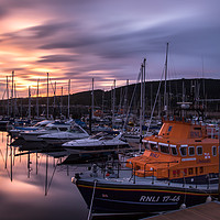 Buy canvas prints of Inverness Marina Sunset by John Russell