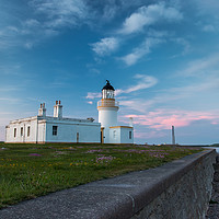 Buy canvas prints of Chanonry Lighthouse Sunset by John Russell