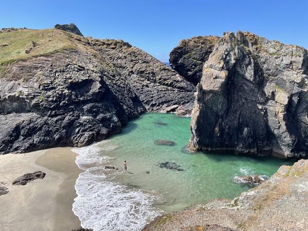 Serene Beauty: Discover Kynance Cove Picture Board by Mel RJ Smith