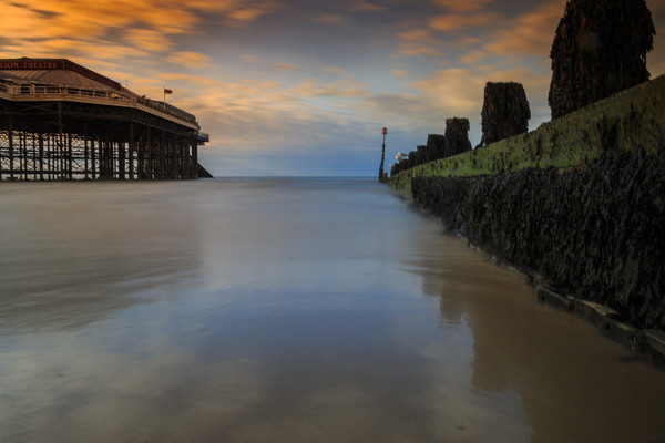 "Ethereal Tranquility: A Captivating Cromer Pier C Picture Board by Mel RJ Smith