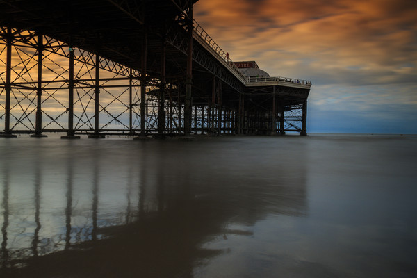 "Ethereal Dance: The Enchanting Cromer Pier" Picture Board by Mel RJ Smith