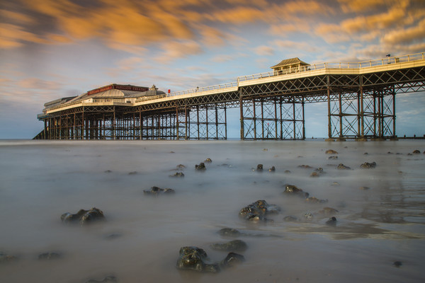Serenity at Cromer Pier Picture Board by Mel RJ Smith