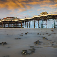 Buy canvas prints of Serenity at Cromer Pier by Mel RJ Smith