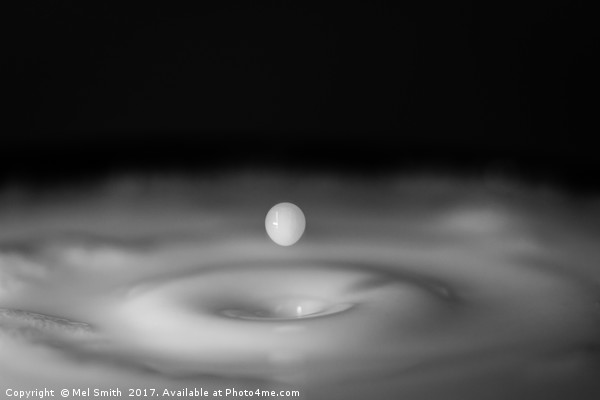 "Ethereal Ripples: A Captivating Water Droplet" Picture Board by Mel RJ Smith