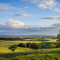 Buy canvas prints of "Sweeping Vistas of Southdowns and Coastal Serenit by Mel RJ Smith