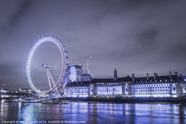 "London Eye: A Nighttime Spectacle" Picture Board by Mel RJ Smith