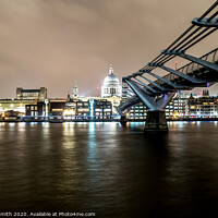 Buy canvas prints of "Glorious St. Paul's Bridge at Sunset" by Mel RJ Smith