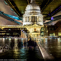 Buy canvas prints of "Ethereal Visions: A Glimpse into Dystopian London by Mel RJ Smith
