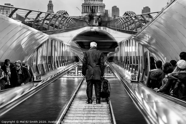 "The Vibrant Tapestry of London's Underground Life Picture Board by Mel RJ Smith