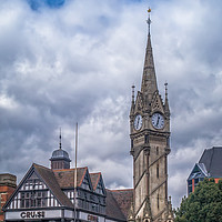 Buy canvas prints of Leicester Clock Tower by Iain Merchant