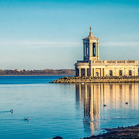 Buy canvas prints of The Church on the Water... by Iain Merchant