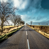 Buy canvas prints of The Road to Marefield by Iain Merchant