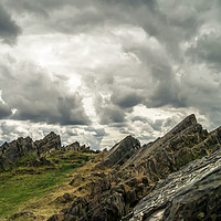 Buy canvas prints of Dramatic Skies over Beacon Hill by Iain Merchant