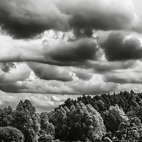 Buy canvas prints of Brooding Cloudscape by Iain Merchant