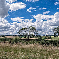 Buy canvas prints of Rain Shower over Leicestershire by Iain Merchant