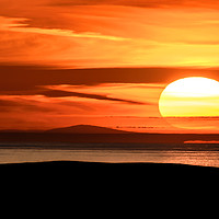 Buy canvas prints of Isle of Anglesey View of Ireland Mountains Sunset by Jason Jones