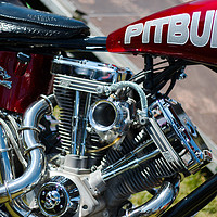 Buy canvas prints of 'Pitbull' V Twin by Simon J Beer