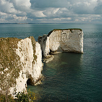Buy canvas prints of Old Harry by Simon J Beer