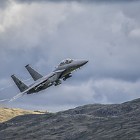 Buy canvas prints of F-15 LOW LEVEL MACH LOOP by Emma Woodhouse