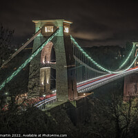 Buy canvas prints of Clifton Suspension Bridge by Edward Kilmartin
