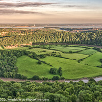 Buy canvas prints of River Wye From The Eagles Nest by Edward Kilmartin