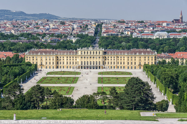 Schönbrunn Palace Picture Board by Edward Kilmartin