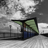 Buy canvas prints of Boscombe Pier Selective Colour by Sarah Smith
