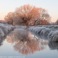 Buy canvas prints of Winter at Beverley Brook by Sarah Smith