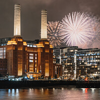 Buy canvas prints of Battersea Fireworks by Sarah Smith