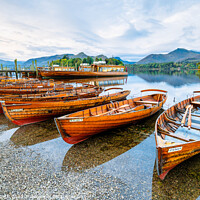 Buy canvas prints of Early Morning Derwentwater by Sarah Smith