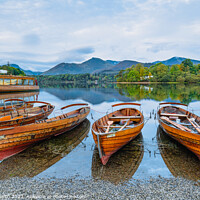 Buy canvas prints of Early Morning at Derwentwater by Sarah Smith