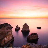 Buy canvas prints of Lagos Portugal Sunrise by Sarah Smith