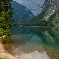 Buy canvas prints of Obersee Lake in Bavaria by Sarah Smith