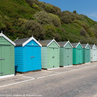 Buy canvas prints of Bournemouth Beach Huts  by Sarah Smith