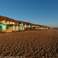 Buy canvas prints of Beach Huts Milford on Sea by Sarah Smith