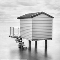 Buy canvas prints of Beach Hut on Stilts by Sarah Smith