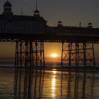 Buy canvas prints of Eastbourne Pier Sunrise by Sarah Smith