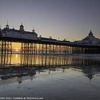 Buy canvas prints of Sunrise at Eastbourne Pier by Sarah Smith