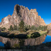 Buy canvas prints of Smith Rock Crooked River by Sarah Smith