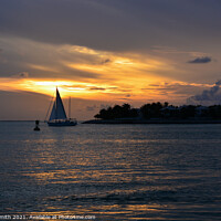 Buy canvas prints of Key West Sunset by Sarah Smith