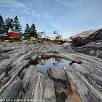 Buy canvas prints of Pemaquid Point Lighthouse by Sarah Smith