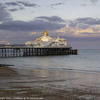 Buy canvas prints of Eastbourne pier Sunset by Sarah Smith