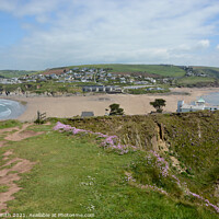 Buy canvas prints of Burgh Island View by Sarah Smith