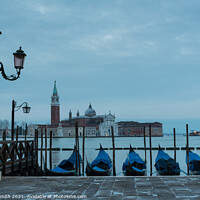 Buy canvas prints of Venetian Gondolas by Sarah Smith