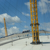 Buy canvas prints of Walking Over the O2 by Sarah Smith